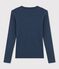 Camiseta de cuello redondo emblemática de algodón de mujer CHINE CHINE