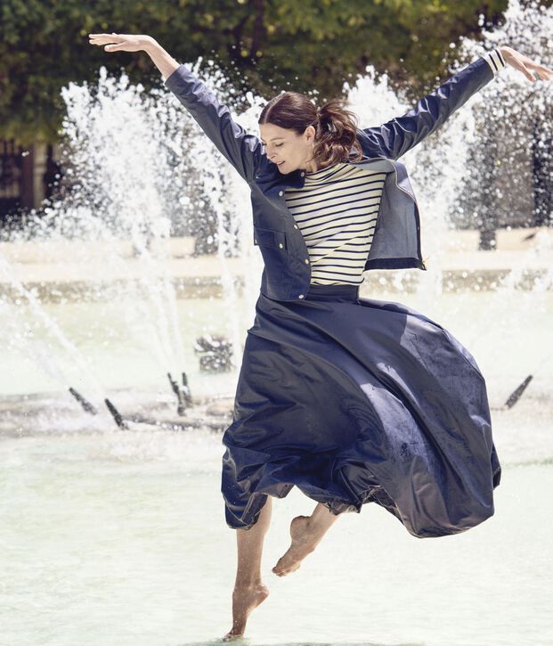 Falda larga para mujer x Marie-Agn&egrave;s Gillot azul