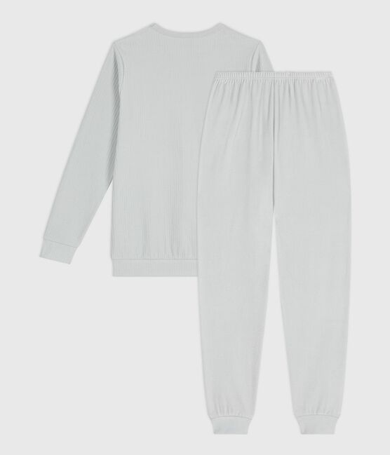 Pijama infantil de terciopelo liso CO2