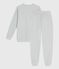 Pijama infantil de terciopelo liso CO2