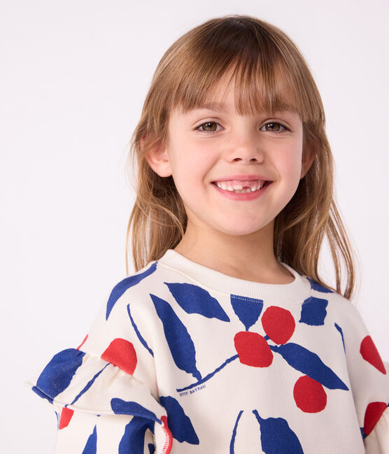 Sudadera infantil de algodón con estampado MILK/ MULTICO