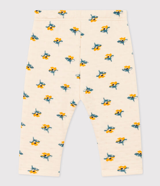 Pantalón de túbico acolchado estampado para bebé blanco AVALANCHE/ MULTICO