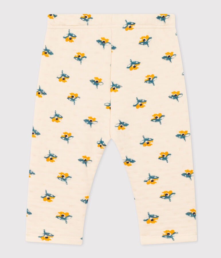 Pantal&oacute;n de t&uacute;bico acolchado estampado para beb&eacute; crudo/multicolor