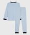 Pijama infantil de algodón a rayas ADRIATIC/ MARSHMALLOW