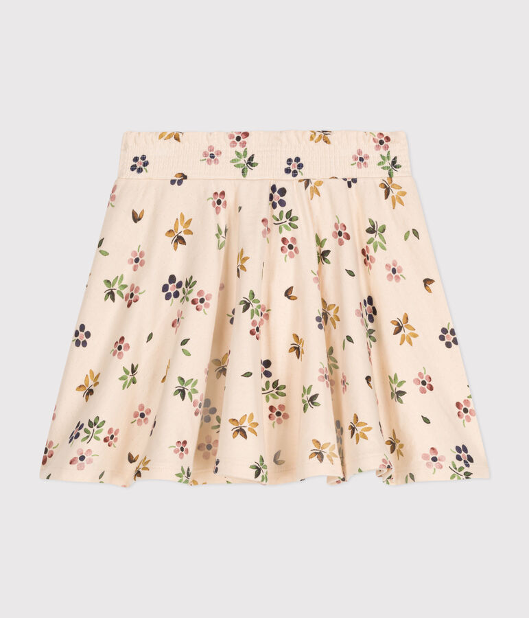 Falda de t&uacute;bico para ni&ntilde;a crudo/multicolor