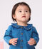 Blusa de tejido vaquero ligero para bebé azul DENIM CLAIR