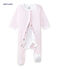Bodipijama mixto rosa VIENNE/blanco ECUME