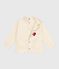 Chaqueta vaquera infantil lisa crudo MILK