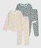Juego de pijamas infantiles de algodón estampado variante 1