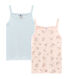 Par de camisas de tirantes para niña