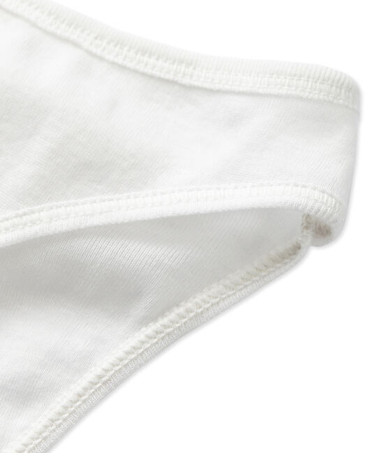 Braguita de algodón ligero para mujer blanco LAIT