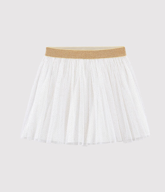 Falda de tul para niña blanco MARSHMALLOW/amarillo OR