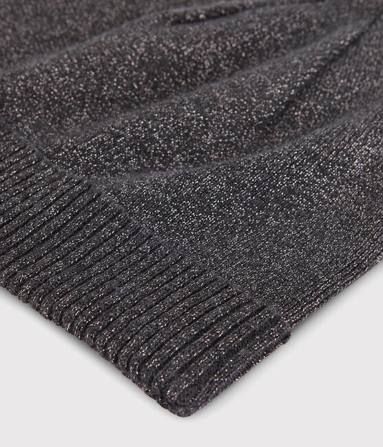 Gorro brillante de mujer negro CITY/gris ARGENT