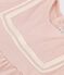 Vestido de estilo marinero de algodón orgánico para bebé. rosa SALINE