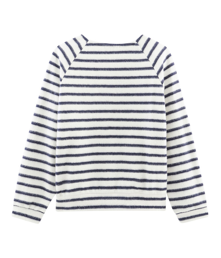 Marinera muy suave de mujer blanco/azul