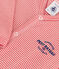 Pijama milrayas de algodón naranja ABRICOT/ MARSHMALLOW