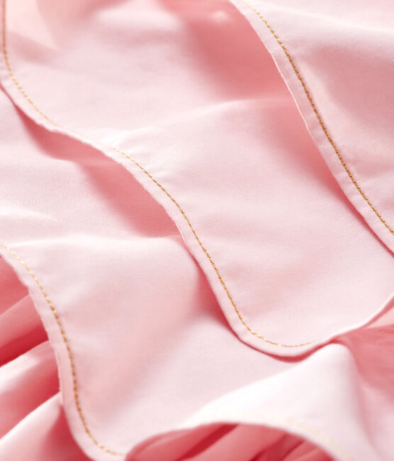 Vestido de satén para niña rosa MINOIS