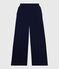 Pantalón de algodón para mujer azul SMOKING