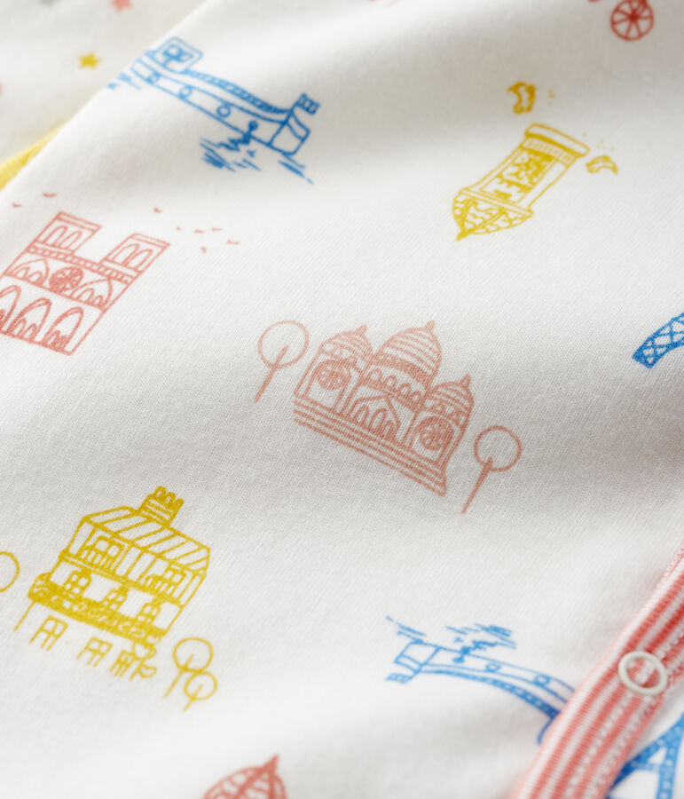 Juego de 2 peleles de Par&iacute;s y estrellas de algod&oacute;n multicolor