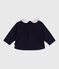 Sudadera lisa de algodón con cuello estampado para bebé SOIR