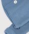 Cardigan b&eacute;b&eacute; tricot point mousse en coton uni azul