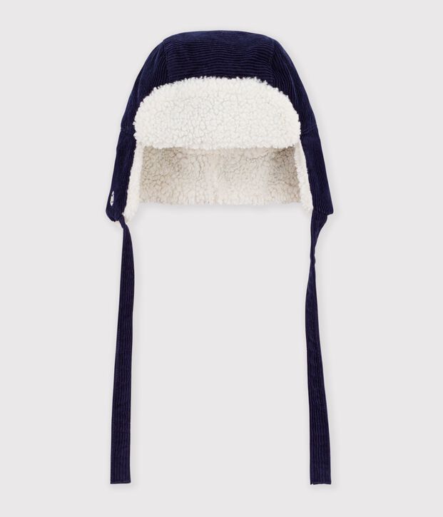 Gorro chapka de terciopelo con forro de borreguito para beb&eacute; SOIR