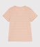 La camiseta RECTA de algodón con cuello de pico para mujer VINTAGE/ AVALANCHE