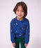 Sudadera infantil de algod&oacute;n con estampado de animal azul/multicolor