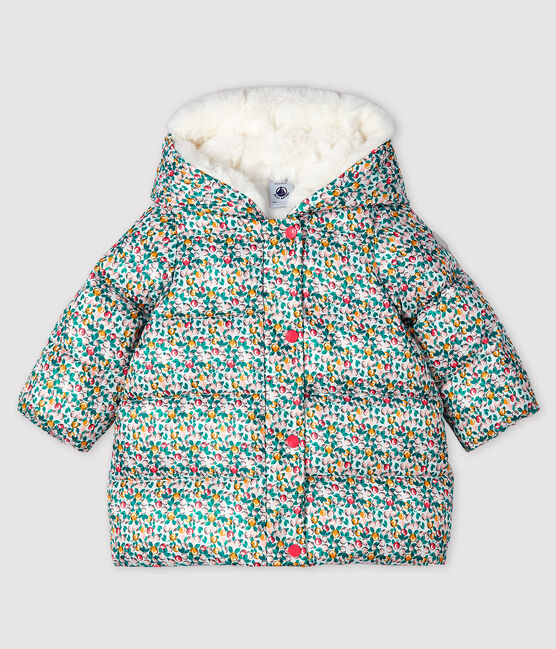 Plumón acolchado para bebé niña blanco MARSHMALLOW/blanco MULTICO