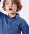 Camisa vaquera ligera para niño azul DENIM CLAIR
