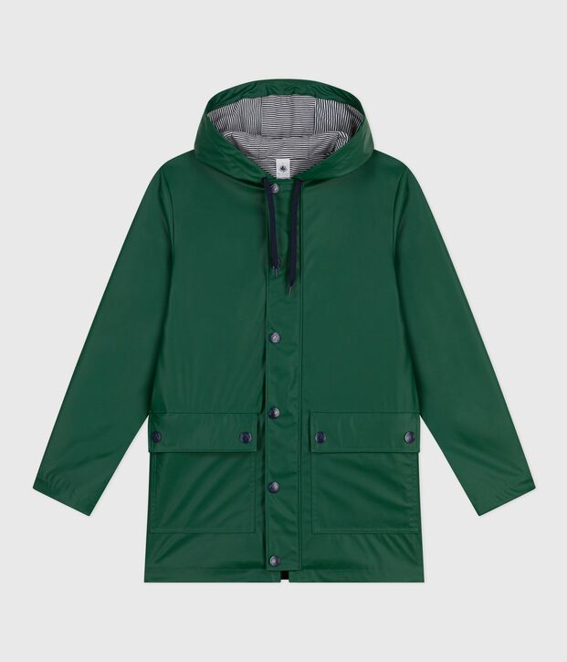 Chubasquero ic&oacute;nico unisex verde