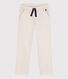 Pantalón de corte normal de sarga de algodón de niño