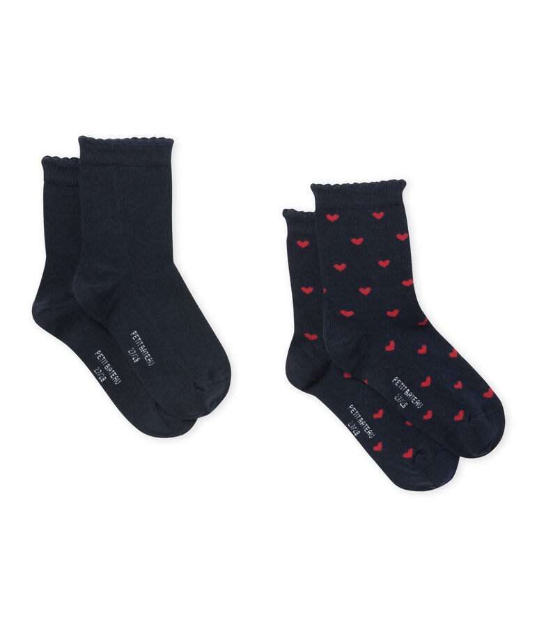 Lote de 2 pares de calcetines para ni&ntilde;a SPECIAL LOT 00