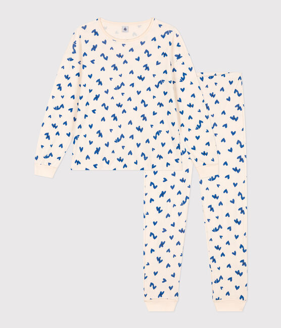 Pijama de algodón con corazón para mujer blanco AVALANCHE/ MULTICO