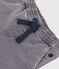 Pantalón regular de tejido vaquero sostenible para niño gris GRIS