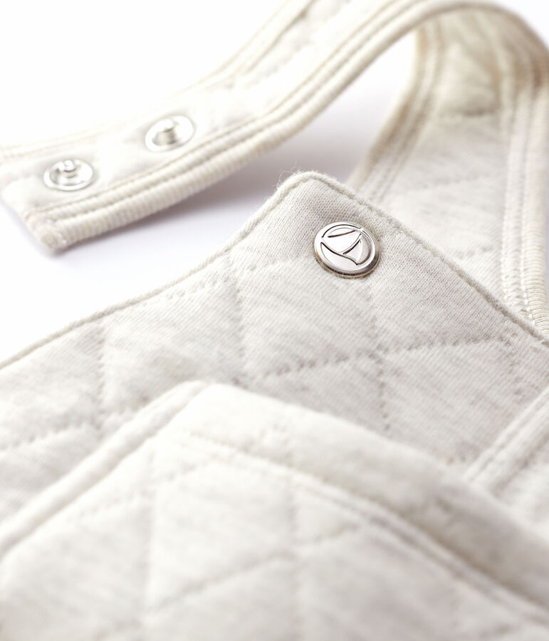 Peto acolchado de beb&eacute;. beige MONTELIMAR CHINE