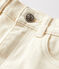 Shorts de tejido vaquero para niña crudo AVALANCHE