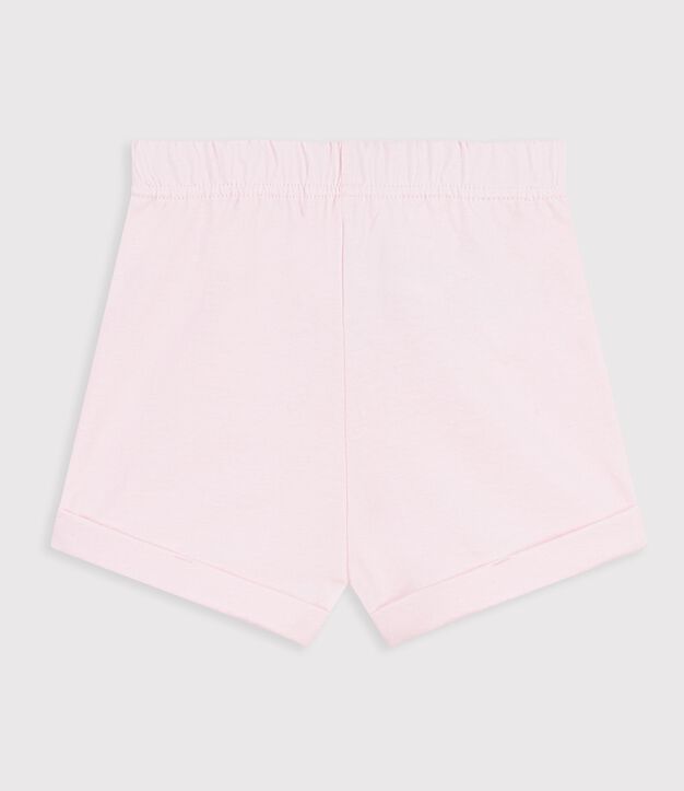 Shorts lisos de algod&oacute;n para beb&eacute; BARELY