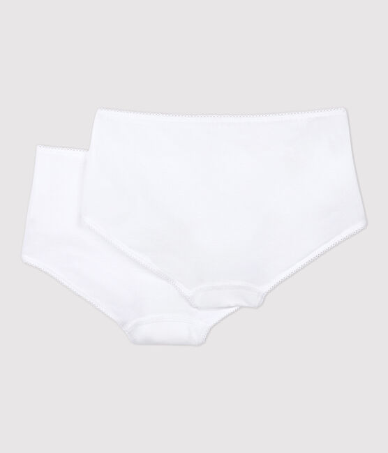 Lote de 2 culottes blancos de chica variante 1