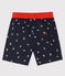 Pantalón corto de playa estampado para bebé niño azul SMOKING/blanco MULTICO