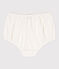 Pololo de bordado inglés para bebé blanco MARSHMALLOW