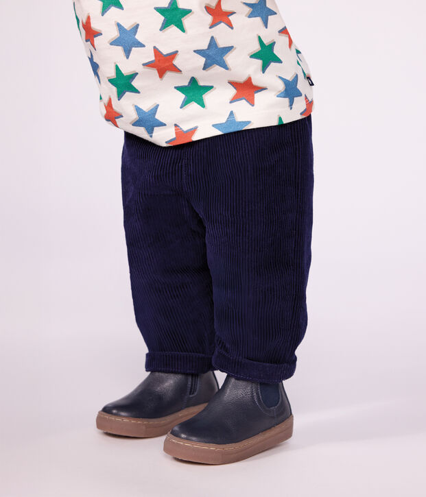 Pantal&oacute;n de jogging unisex para beb&eacute; de algod&oacute;n liso SOIR
