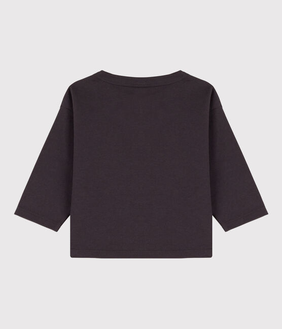 Camiseta de algodón de manga larga para bebé gris DUMBO