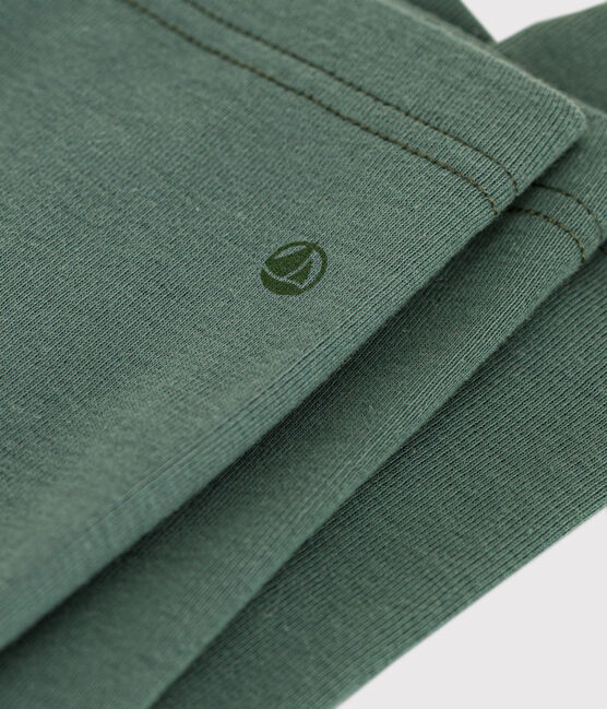 Leggings de algodón para bebé verde CROCO