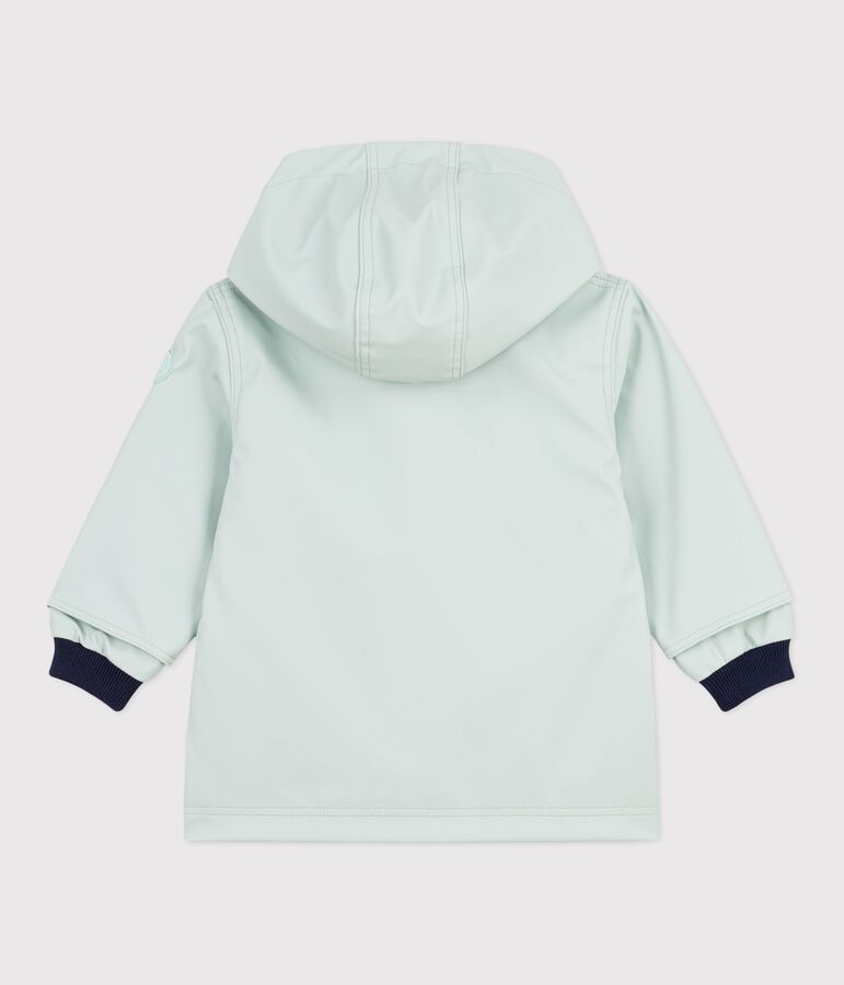 Chubasquero ic&oacute;nico para beb&eacute; azul