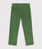 Pantalón recto de terciopelo para niño verde PALMERAIE