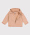 Sudadera con capucha para bebé beige VINTAGE