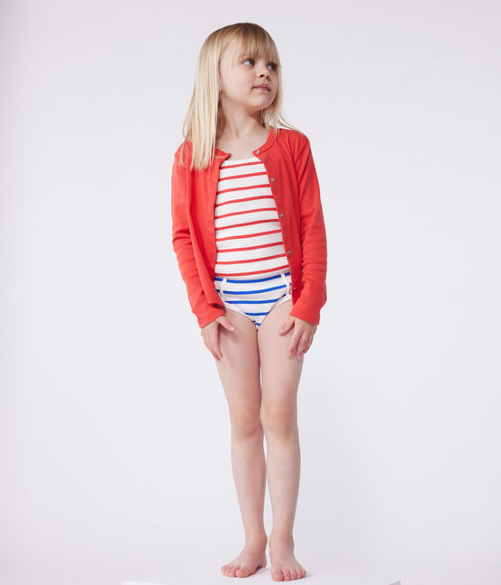 Cárdigan infantil de algodón liso SPI
