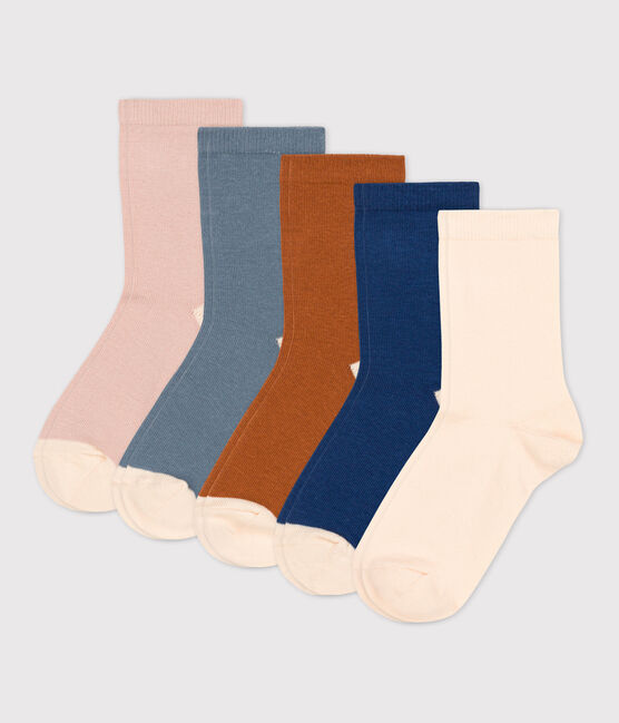 Juego de 5 pares de calcetines para niña variante 1