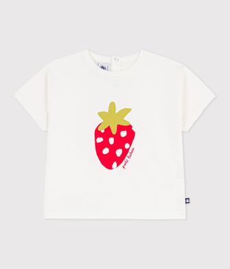 Camiseta de algod&oacute;n de manga corta con estampado para beb&eacute;